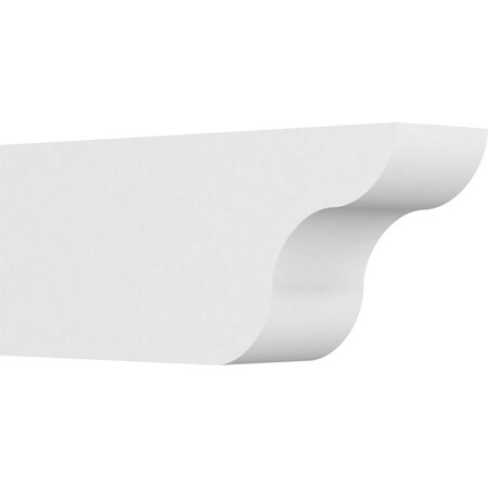 Ekena Millwork Standard Carmel Architectural Grade PVC Rafter Tail, 6"W X 10"H X 24"L RFTP06X10X24CAR